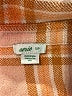 Aerie Plaid Orange Long Sleeve Button-Down Shirt Size S - photo 7