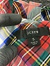 J.Crew 100% Cotton Argyle Red Short Sleeve Button-Down Shirt Size S - photo 7