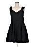 Reset Solid Black Casual Dress Size M - photo 1