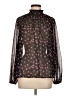 Elizabeth and James 100% Polyester Black Long Sleeve Blouse Size M - photo 1