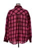 Fantaslook 100% Polyester Plaid Pink Long Sleeve Blouse Size 3X - photo 2