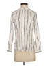BCBGMAXAZRIA Stripes Ivory Long Sleeve Blouse Size XXS - photo 1