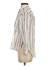 BCBGMAXAZRIA Stripes Ivory Long Sleeve Blouse Size XXS - photo 5