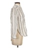 BCBGMAXAZRIA Stripes Ivory Long Sleeve Blouse Size XXS - photo 4