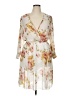 En Focus Studio 100% Polyester Floral Ivory Casual Dress Size 14 (petite) - photo 1