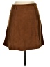 Privy 100% Polyester Solid Brown Casual Skirt Size S - photo 2