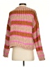 By Together Stripes Pink Pullover Sweater Size S - photo 2