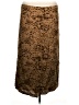Requirements 100% Rayon Animal Print Brown Casual Skirt Size 1X - photo 2
