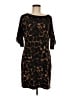 Tahari Animal Print Brown Casual Dress Size M - photo 1