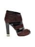 Tory Burch Burgundy Brown Ankle Boots Size 6 - photo 1
