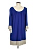 Donna Ricco Color Block Blue Cocktail Dress Size 6 - photo 2