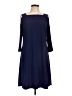 JBS Solid Blue Casual Dress Size L - photo 1
