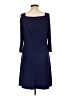 JBS Solid Blue Casual Dress Size L - photo 2