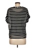Ember 100% Polyester Black Short Sleeve Top Size M - photo 2