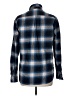 H&M L.O.G.G. Plaid Blue Long Sleeve Button-Down Shirt Size M - photo 2