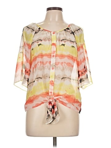 By & By Short Sleeve Blouse (view 1)