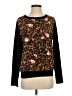 Nicole by Nicole Miller Animal Print Black Pullover Sweater Size S - photo 1