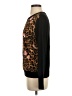 Nicole by Nicole Miller Animal Print Black Pullover Sweater Size S - photo 5