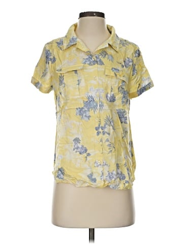 Christopher & Banks Short Sleeve Blouse (view 1)