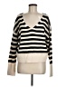 Express Stripes Ivory Pullover Sweater Size M - photo 1