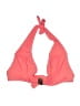 Letarte Solid Pink Swimsuit Top Size 30D - photo 1