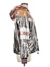 Mother 100% Polyurethane Metallic Silver Windbreaker Size L (estimated) - photo 4