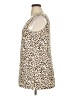 wonderly Animal Print Tan Sleeveless Blouse Size XL - photo 5