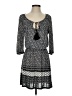 Mlle Gabrielle Print Black Casual Dress Size S - photo 1