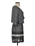 Mlle Gabrielle Print Black Casual Dress Size S - photo 4