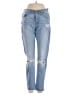 7 For All Mankind Hearts Blue Jeans Size 24 waist - photo 1