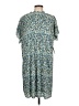 Collective Concepts 100% Polyester Print Blue Casual Dress Size L - photo 1