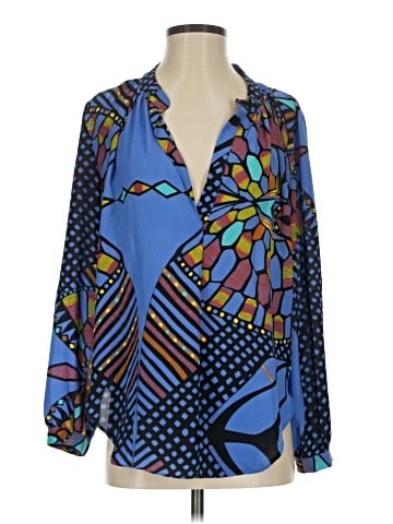 Olivaceous Long Sleeve Blouse (view 1)