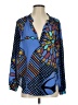 Olivaceous 100% Polyester Blue Long Sleeve Blouse Size S - photo 1