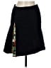 Assorted Brands Graphic Black Blue Casual Skirt Size 8 - photo 1