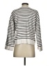 Ann Taylor LOFT 100% Cotton Stripes Silver Pullover Sweater Size XS - photo 2