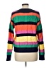 St. John's Bay 100% Cotton Stripes Purple Pullover Sweater Size L (petite) - photo 2