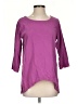 Eucalyptus 100% Cotton Purple 3/4 Sleeve Top Size XS - photo 1
