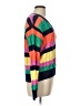 St. John's Bay 100% Cotton Stripes Purple Pullover Sweater Size L (petite) - photo 4