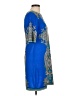Sandra Darren Paisley Blue Cocktail Dress Size 8 (petite) - photo 4