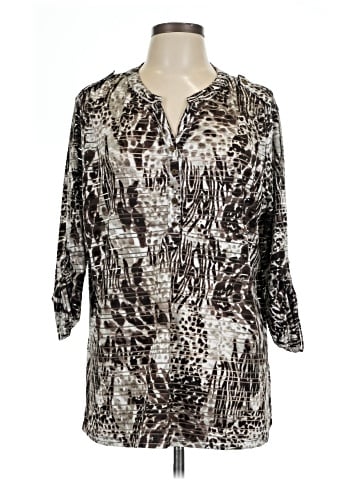 Cathy Daniels 3/4 Sleeve Blouse (view 1)