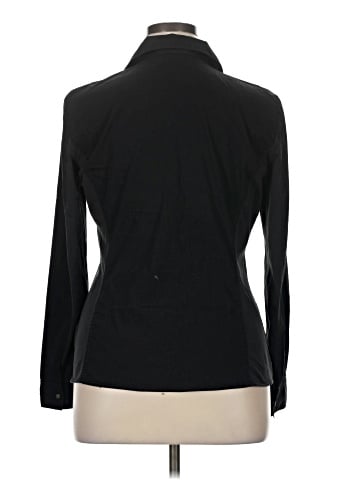 Lafayette 148 New York Long Sleeve Button-Down Shirt (view 2)