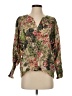 Chufy 100% Baumwolle Floral Green Long Sleeve Blouse Size XS - photo 1