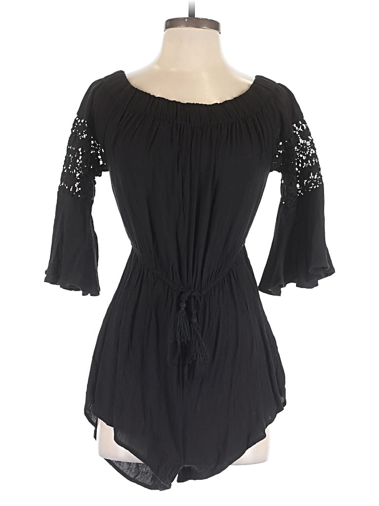 Pre-owned Blush Romper In Black