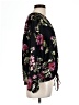 Apt. 9 100% Polyester Floral Black Long Sleeve Blouse Size XL (petite) - photo 4