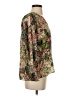 Chufy 100% Baumwolle Floral Green Long Sleeve Blouse Size XS - photo 4