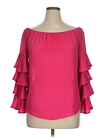 Say What? 3/4 Sleeve Blouse (view 1)