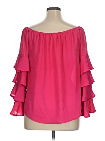 Say What? 3/4 Sleeve Blouse (view 2)