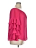 Say What? 100% Polyester Pink 3/4 Sleeve Blouse Size XL - photo 4
