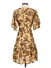 Aura Paisley Yellow Casual Dress Size XS - photo 2