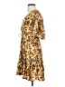 Aura Paisley Yellow Casual Dress Size XS - photo 5